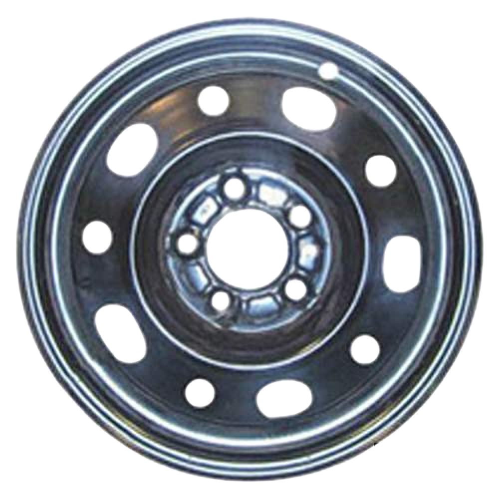 Dodge Caliber 2010, 2011, 2012, Original OEM Steel Rim Size 15x6 S.02282.BLK