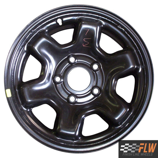 Dodge Durango 2004, 2005, 2006, 2007, 2008, 2009, Original OEM Steel Rim Size 17x7 S.02339.BLK