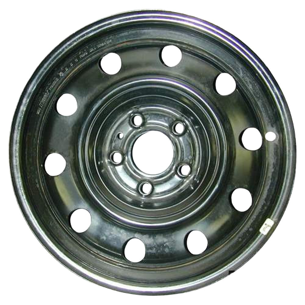 Dodge Grand Caravan 2008, 2009, 2010, 2011, 2012, Original OEM Steel Rim Size 16x6.5 S.02396.BLK