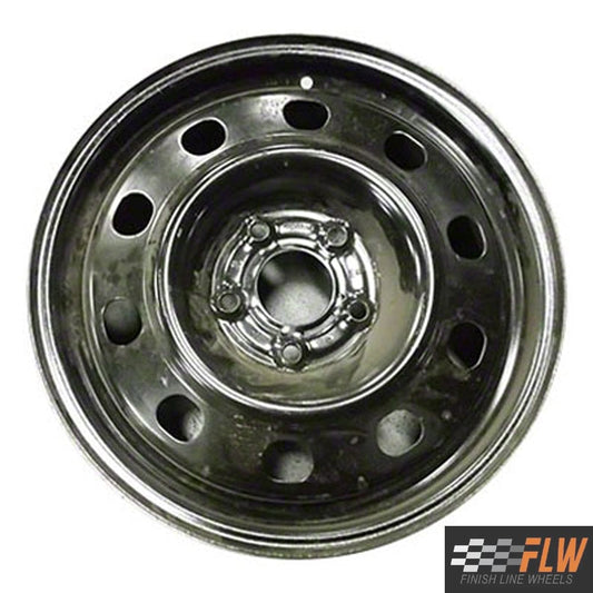 Dodge Grand Caravan 2014, 2015, 2016, 2017, 2018, 2019, 2020, Original OEM Steel Rim Size 17x6.5 S.02485.BLK