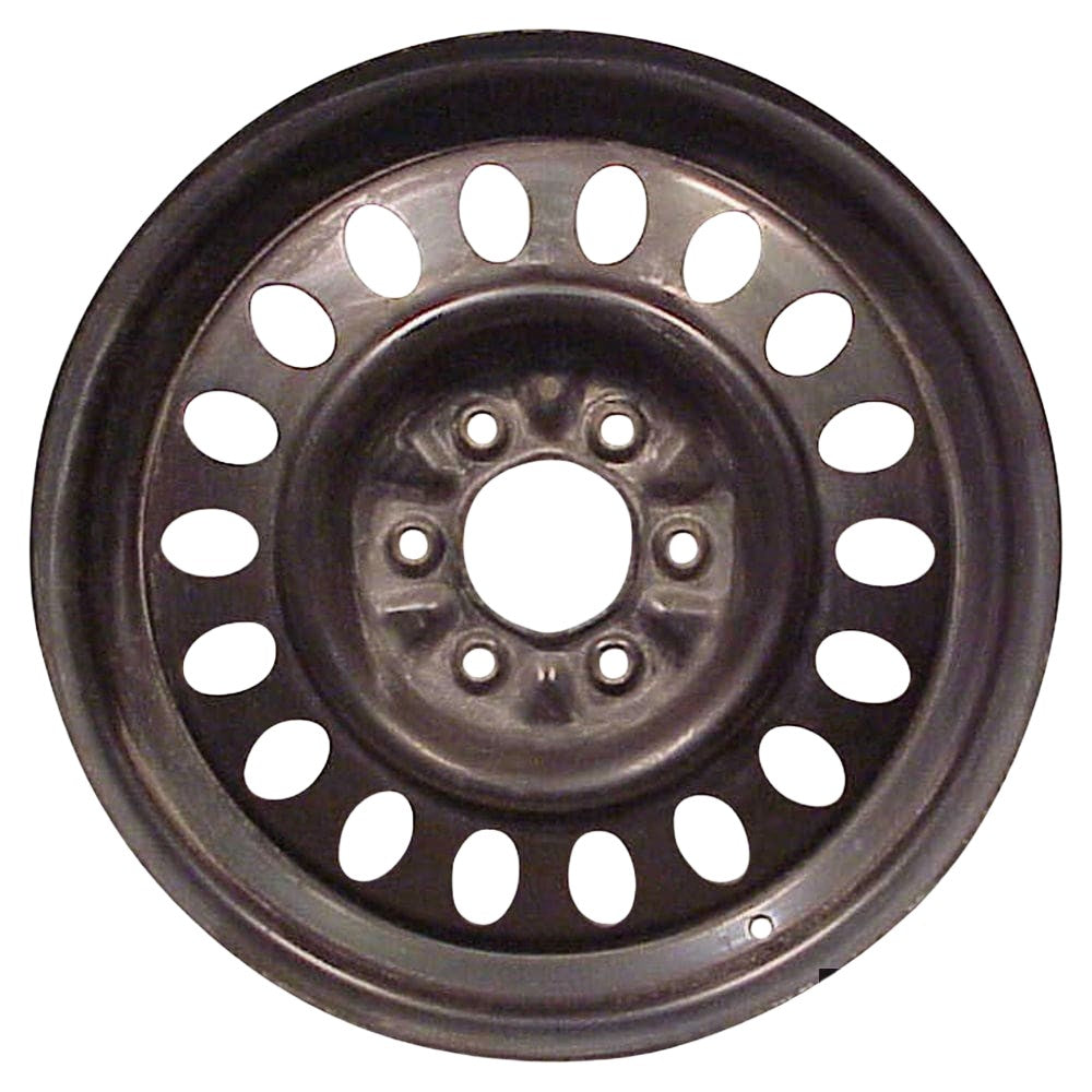 Chevrolet Trailblazer 2002-2009, Original OEM Steel Rim Size 17x7 S.05134.BLK