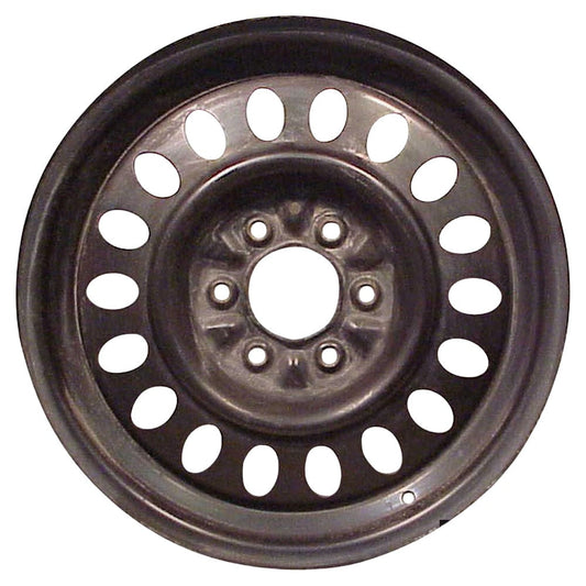 Chevrolet Trailblazer 2002-2009, Original OEM Steel Rim Size 17x7 S.05134.BLK