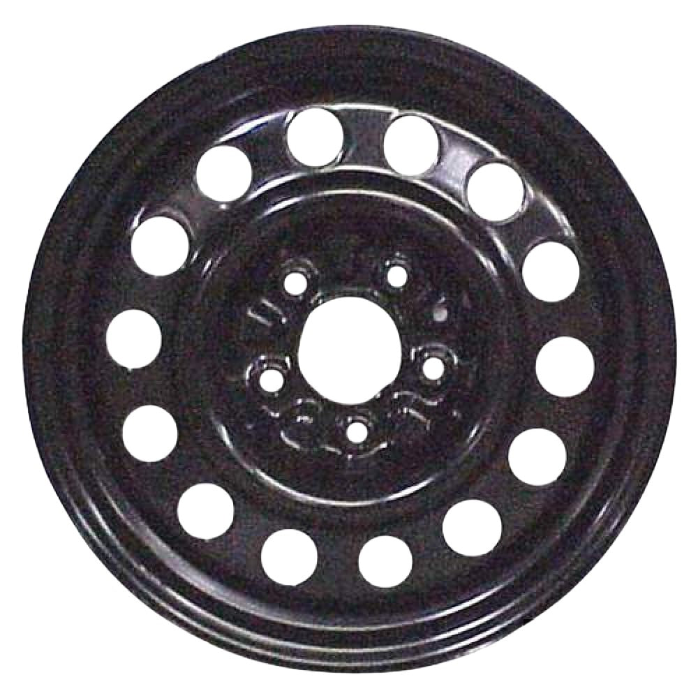 Saturn L Series 2001-2005, Original OEM Steel Rim Size 15x6 S.07014.BLK