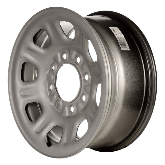 GMC Sierra HD 2011-2025, Original OEM Steel Rim Size 18x8 S.08096.SIL
