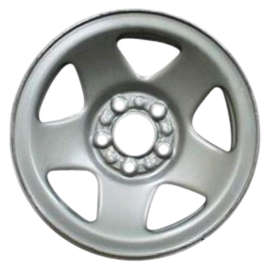 Jeep Wrangler 1992-1995, Original OEM Steel Rim Size 15x7 S.09008.SIL
