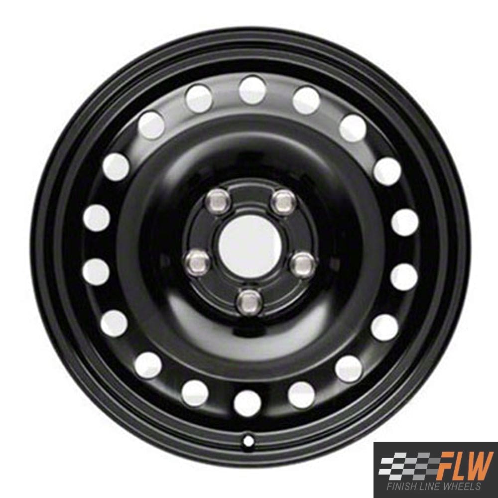 Jeep Cherokee 2014, 2015, 2016, 2017, 2018, 2019, 2020, 2021, 2022, Original OEM Steel Rim Size 17x7 S.09134.BLK