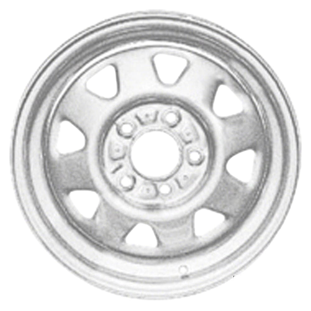 Jeep Wrangler 1987-1987, Original OEM Steel Rim Size 15x7 S.1404.SIL