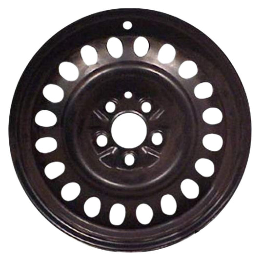 Dodge Neon 2000-2005, Original OEM Steel Rim Size 15x6 S.2122.BLK