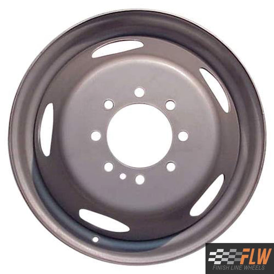 Ford F450 F550 Truck 1999, 2000, 2001, 2002, 2003, Original OEM Steel Rim Size 19.5x6 S.3346.SIL