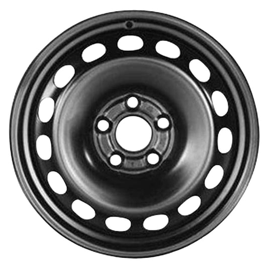 Volkswagen Passat 2002-2005, Original OEM Steel Rim Size 16x6 S.58715.BLK
