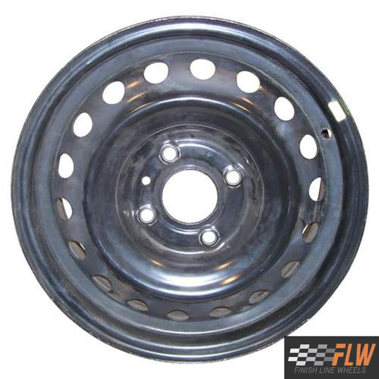Nissan Versa 2007, 2008, 2009, 2010, 2011, 2012, Original OEM Steel Rim Size 15x5.5 S.62509.BLK