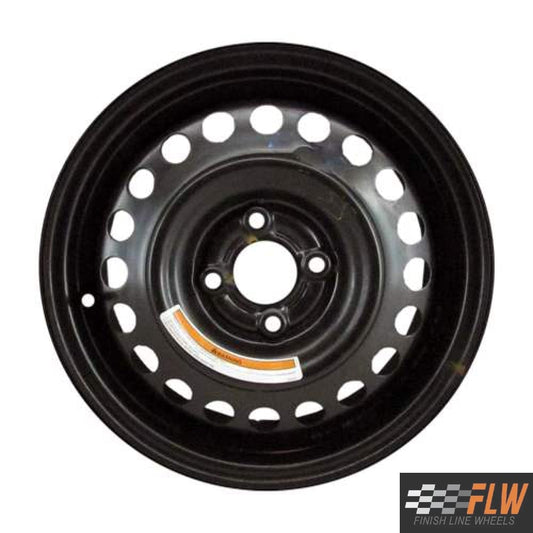 Nissan Versa 2012, 2013, 2014, 2015, 2016, 2017, 2018, 2019, Original OEM Steel Rim Size 15x4 S.62576.BLK
