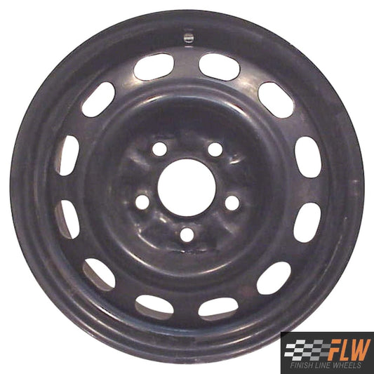 Mazda 626 1998, 1999, 2000, 2001, 2002, Original OEM Steel Rim Size 15x6 S.64802.BLK