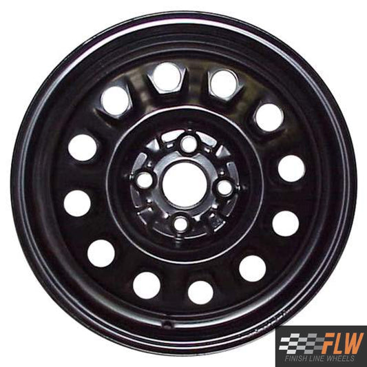 Mazda Protege 2001, 2002, 2003, Original OEM Steel Rim Size 15x6 S.64839.BLK