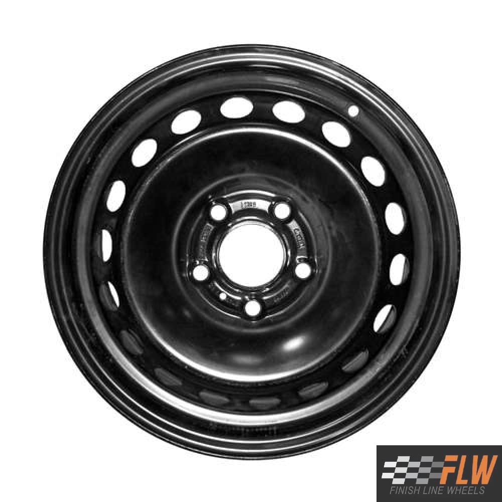 Saab 9 3 1999, 2000, 2001, 2002, 2003, Original OEM Steel Rim Size 15x6 S.68207.BLK