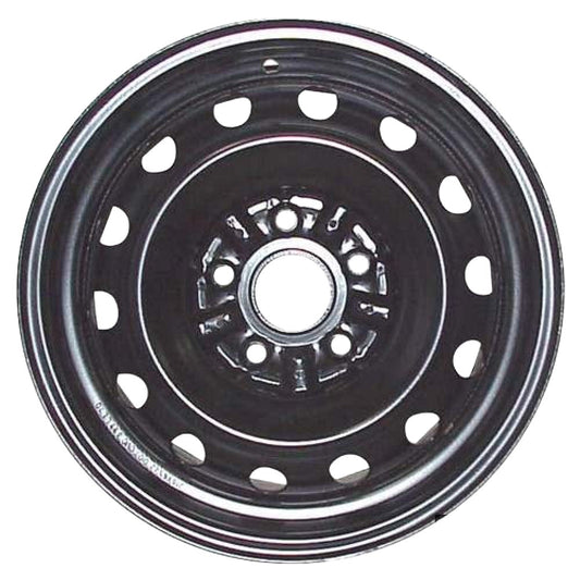 Toyota Sienna 1998-2003, Original OEM Steel Rim Size 15x6.5 S.69374.BLK