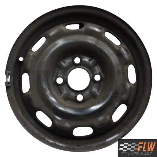 Volkswagen Golf 1993, 1994, 1995, 1996, 1997, 1998, 1999, 2000, 2001, 2002, Original OEM Steel Rim Size 14x6 S.69697.SIL