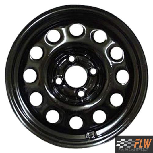 Volkswagen Jetta 1990, 1991, 1992, Original OEM Steel Rim Size 14x6 S.69703.SIL