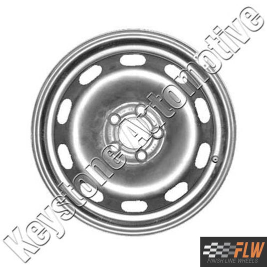 Volkswagen Passat 1995, 1996, 1997, Original OEM Steel Rim Size 15x6 S.69710.BLK