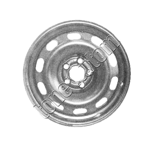 Volkswagen Golf 2000-2011, Original OEM Steel Rim Size 15x6 S.69733.BLK