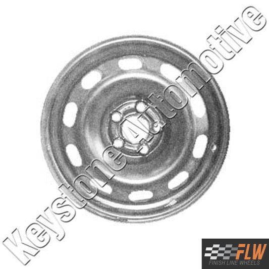 Volkswagen Jetta 2000, 2001, 2002, 2003, 2004, Original OEM Steel Rim Size 15x6 S.69733.BLK