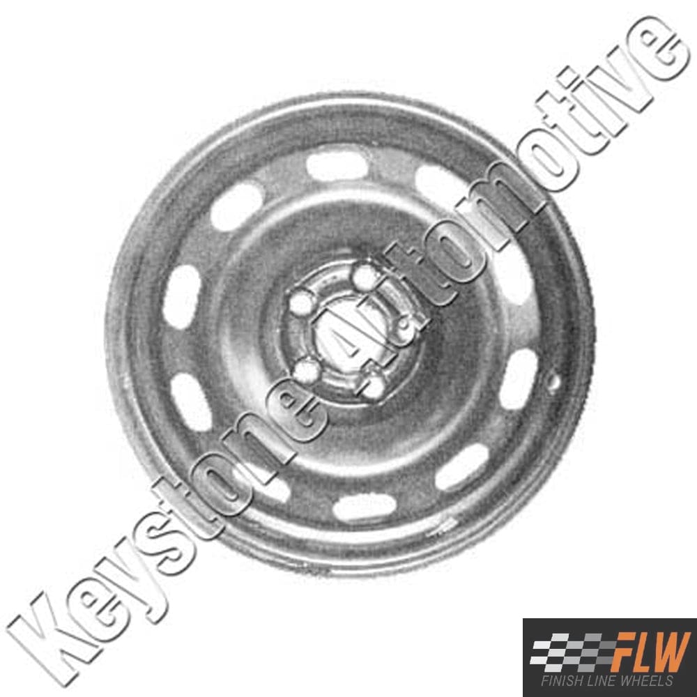 Volkswagen Golf 1999, 2000, 2001, 2002, 2003, 2004, 2005, 2006, 2007, 2010, 2011, Original OEM Steel Rim Size 15x6 S.69733.BLK