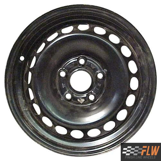 Volkswagen Passat 2001, 2002, 2003, 2004, 2005, Original OEM Steel Rim Size 15x6 S.69765.BLK