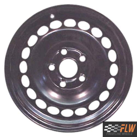 Volkswagen Passat 2001, 2002, 2003, 2004, Original OEM Steel Rim Size 15x7 S.69766.BLK