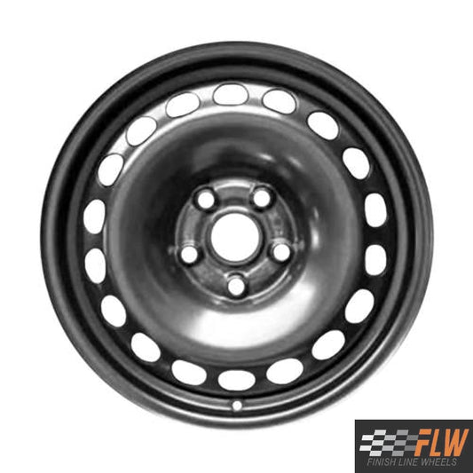 Volkswagen Golf 2015, 2016, 2017, 2018, 2019, Original OEM Steel Rim Size 15x6 S.69993.BLK