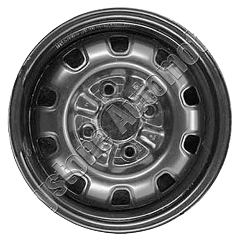 Hyundai Elantra 1996-1998, Original OEM Steel Rim Size 14x5.5 S.70665.BLK