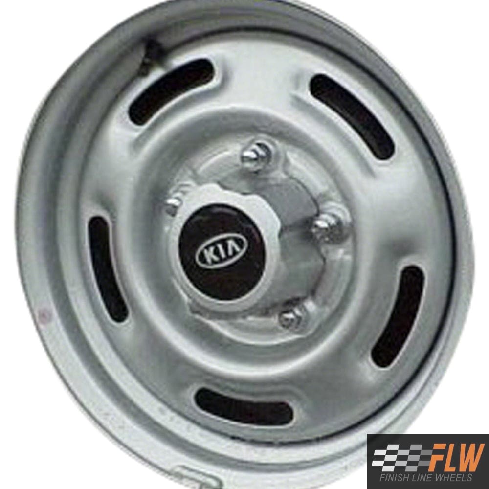 Kia Sportage 1995, 1996, 1997, 1998, 1999, 2000, 2001, 2002, Original OEM Steel Rim Size 15x6 S.74540.SIL