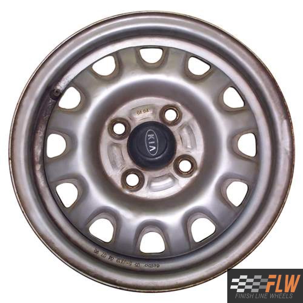 Kia Sephia 1994, 1995, 1996, 1997, Original OEM Steel Rim Size 13x5 S.74546.SIL