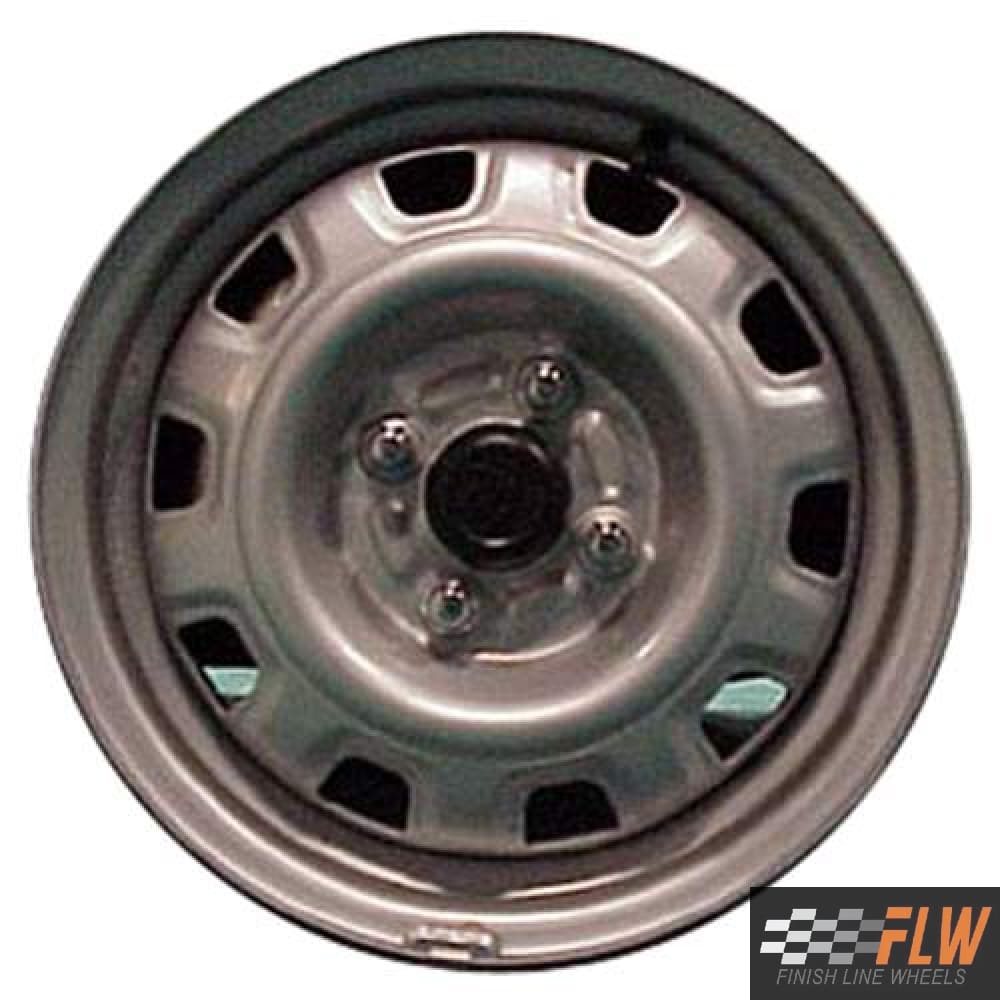 Kia Sephia 1995, 1996, 1997, 1998, 1999, 2000, 2001, Original OEM Steel Rim Size 14x5.5 S.74572.BLK