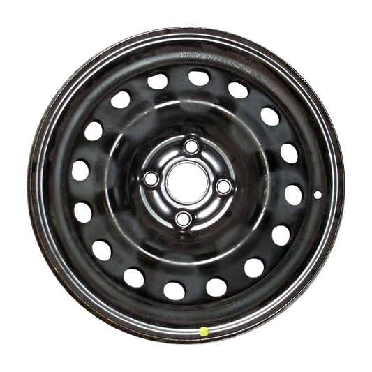 Kia Rio 2006-2017, Original OEM Steel Rim Size 15x5.5 S.74657.BLK