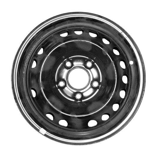 Hyundai Elantra 2016-2017, Original OEM Steel Rim Size 15x6 S.99056.BLK