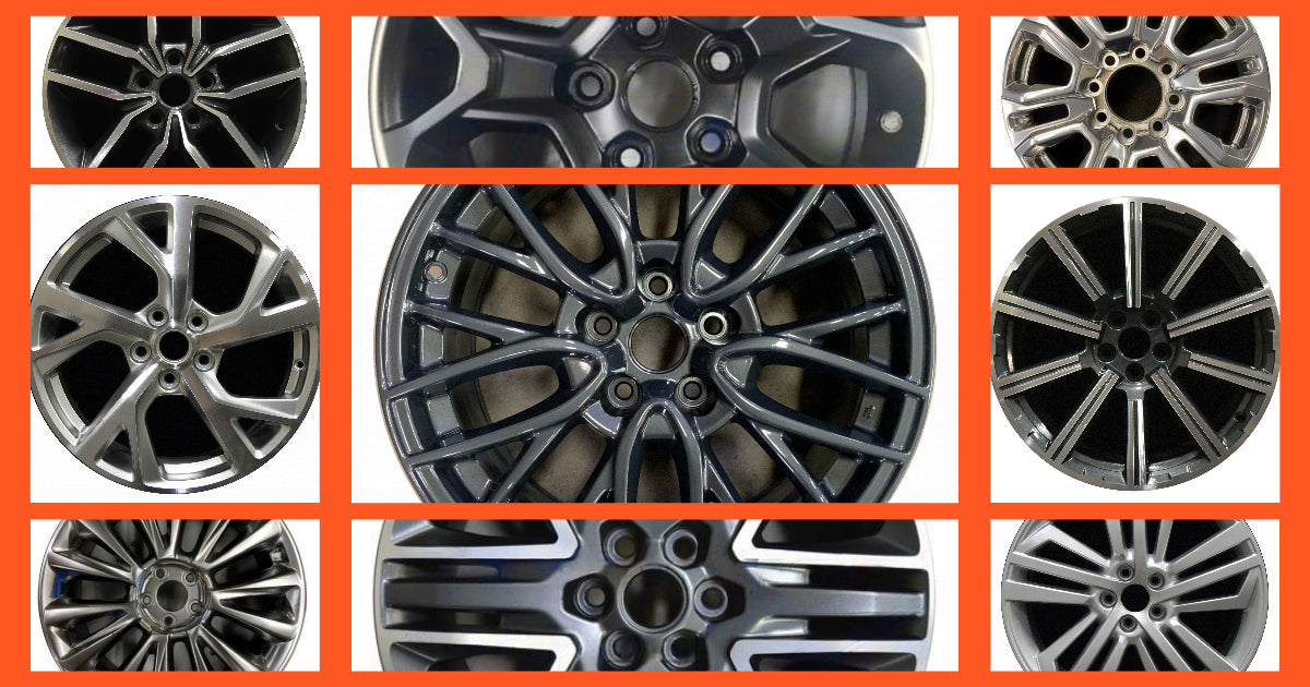 Factory OEM Wheels image collage Finish Line Wheels Homepage Banner