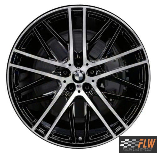 BMW 740e  2016,2017,2018,2019,2020,2021,2022 Factory OEM Car Wheel Size 21x10 Alloy 86292RE.PB01.MABPI