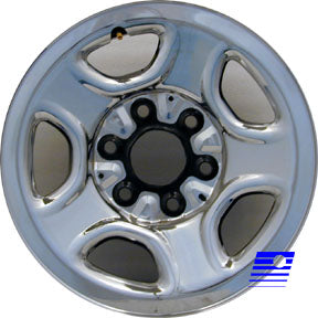 Chevrolet Silverado  1999, 2000, 2001, 2002, 2003, 2004, 2005 OEM Original Car Wheel Size 16X6.5 Steel STL05129U85