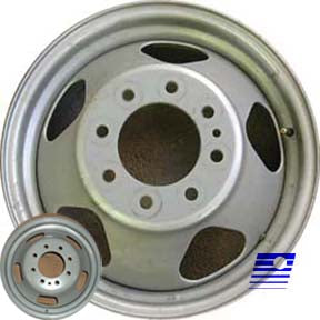 Chevrolet Silverado  2008, 2009, 2010, 2011 OEM Original Car Wheel Size 17X6.5 Steel STL08076U20