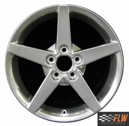 Chevrolet Corvette  2005, 2006, 2007, 2008 Factory OEM Car Wheel Size 18x8.5 Alloy 5000FT.FULL.POL