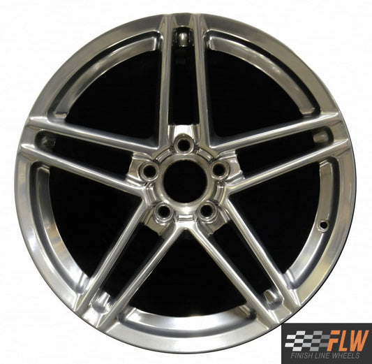 Chevrolet Corvette  2006,2007,2008 Factory OEM Car Wheel Size 18x9.5 Alloy 5090.FULL.POL
