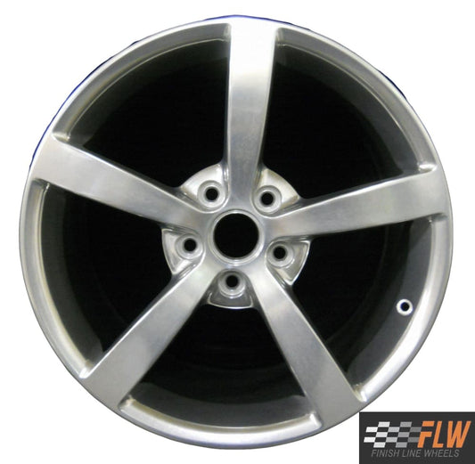 Chevrolet Corvette  2005 Factory OEM Car Wheel Size 18x8.5 Alloy 5339FT.FULL.POL