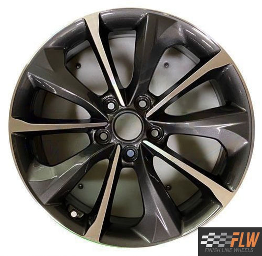 Hyundai Veloster  2019, 2020, 2021 Factory OEM Car Wheel Size 18x7.5 Alloy 70953.PB1LC65U2.MA