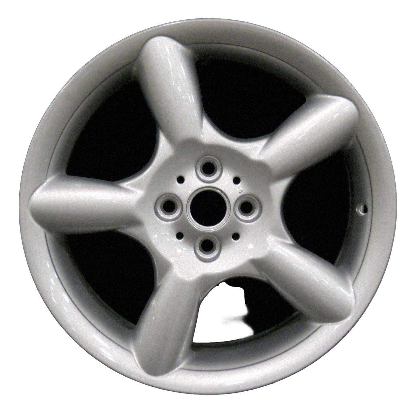 White Mini Cooper S R56 - ADV7 Track Function SL Concave Wheels