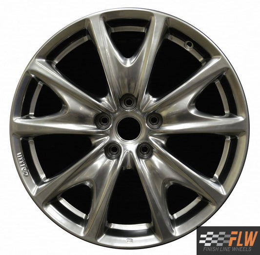 Infiniti G25  2011, 2012 Factory OEM Car Wheel Size 18x8.5 Alloy WAO.73717RE.HYPV2.FFBRT