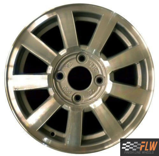 Kia Optima  2001, 2002 Factory OEM Car Wheel Size 15x6 Alloy 74555.PS01.TMA