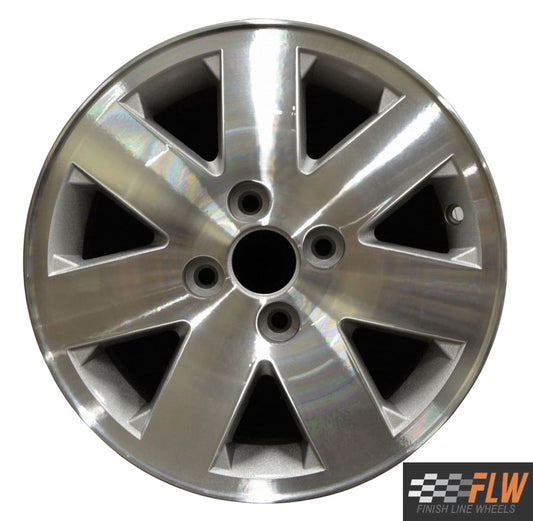 Kia Rio  2000,2001,2002,2003,2004,2005,2006 Factory OEM Car Wheel Size 14x5.5 Alloy 74556.LS07.TMA