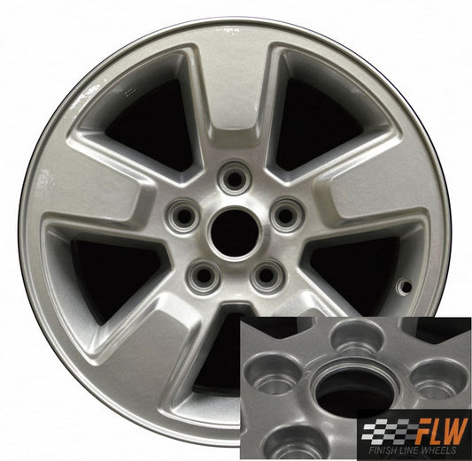 Jeep Liberty  2008,2009,2010,2011,2012,2013,2014,2015,2016,2017 Factory OEM Car Wheel Size 16x7 Alloy 9084.PS08.FF